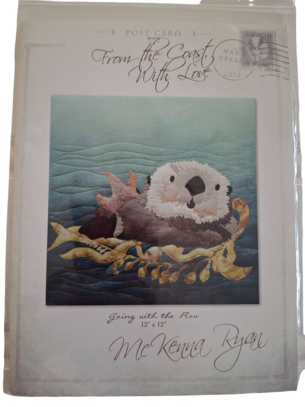 McKenna Ryan Applique Pattern Going with the Flow Block 6 Quilting Crafting